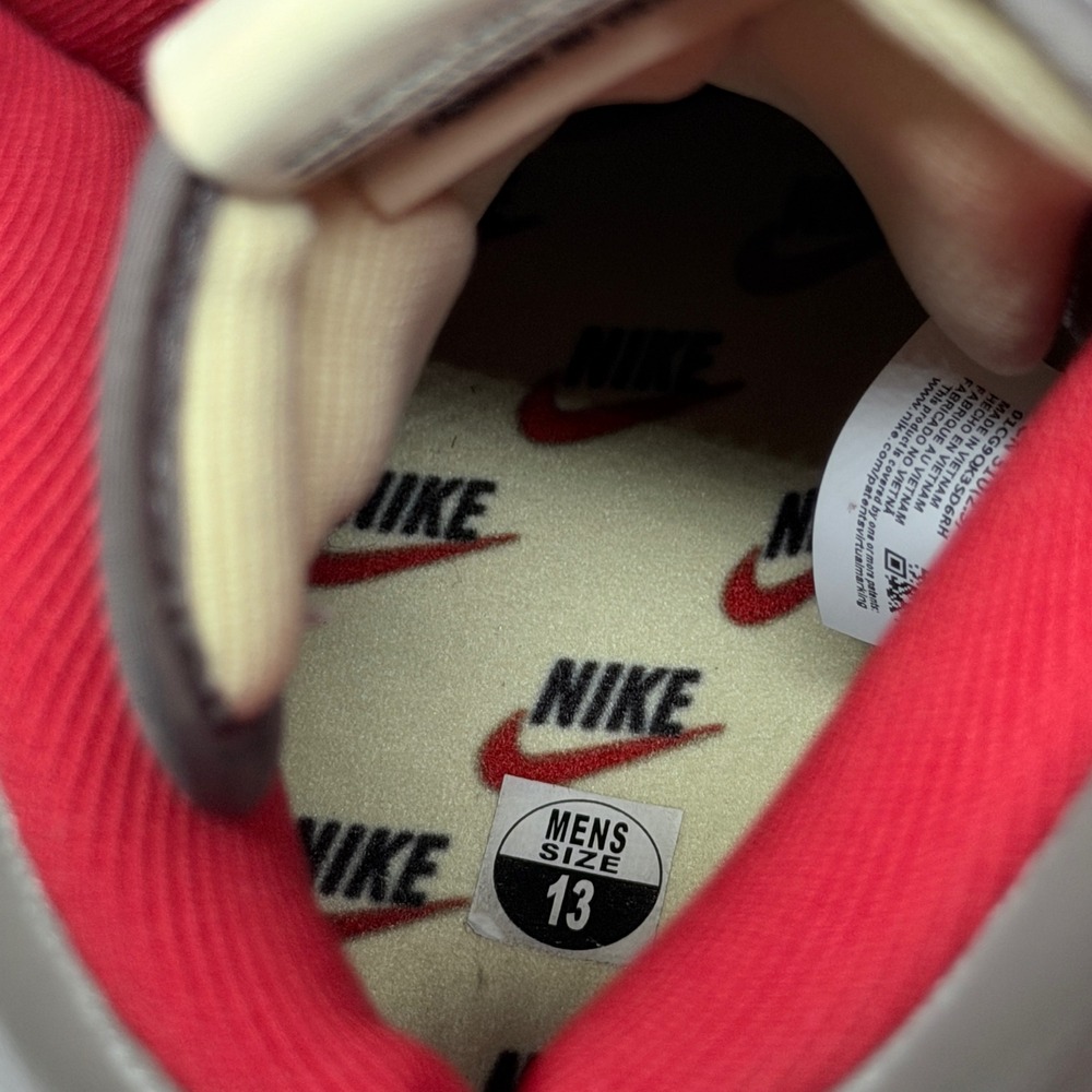 Nike Dunk High 1985 Red Acid Wash Grey Black Mens 13 - Picture 8 of 10